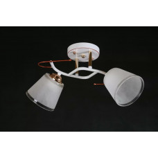 Люстра двухрожковая 5741/2 WH+FG