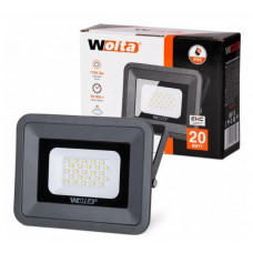 Прожектор светодиодный Wolta 20w smd 6500k ip65 wfl-20w/06 серый