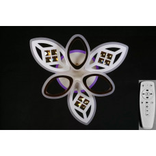 Люстра светодиодная SL 3102/3+3 rgb fg+wh led154+6w